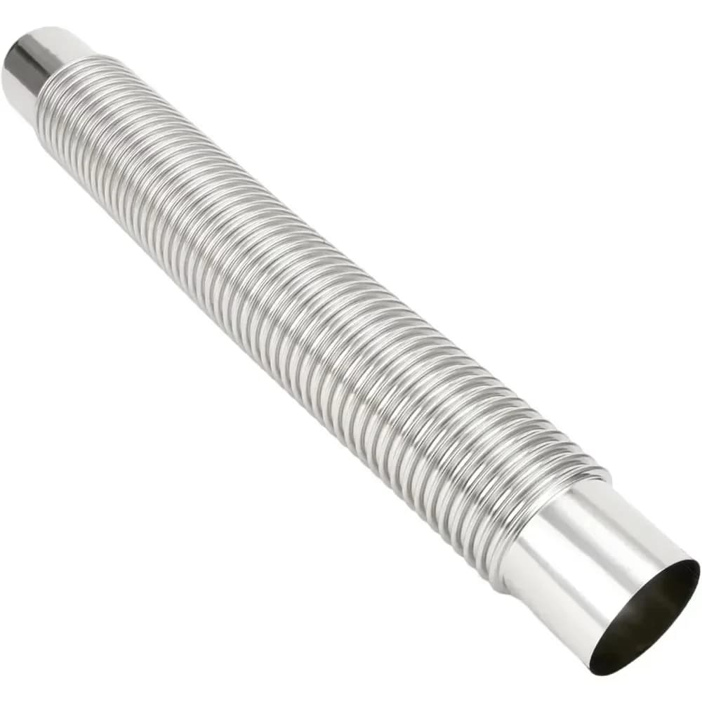 Tubo per Stufa a Legna 6*50cm, Tubo Flessibile per Camino, Tubo di Scarico per Stufa da Campeggio, Tubo di Ventilazione per Caldaia