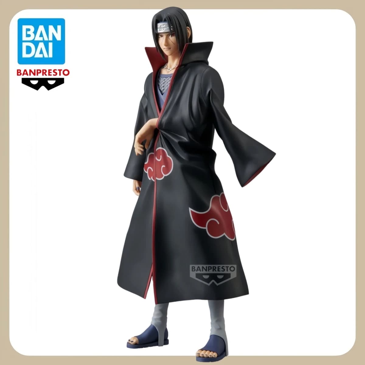 100% Ufficiale Genuino Bandai Banpresto NARUTO Grandista UCHIHA ITACHI Action Figures 28 cm PVC Anime Modello Giocattoli Collezioni