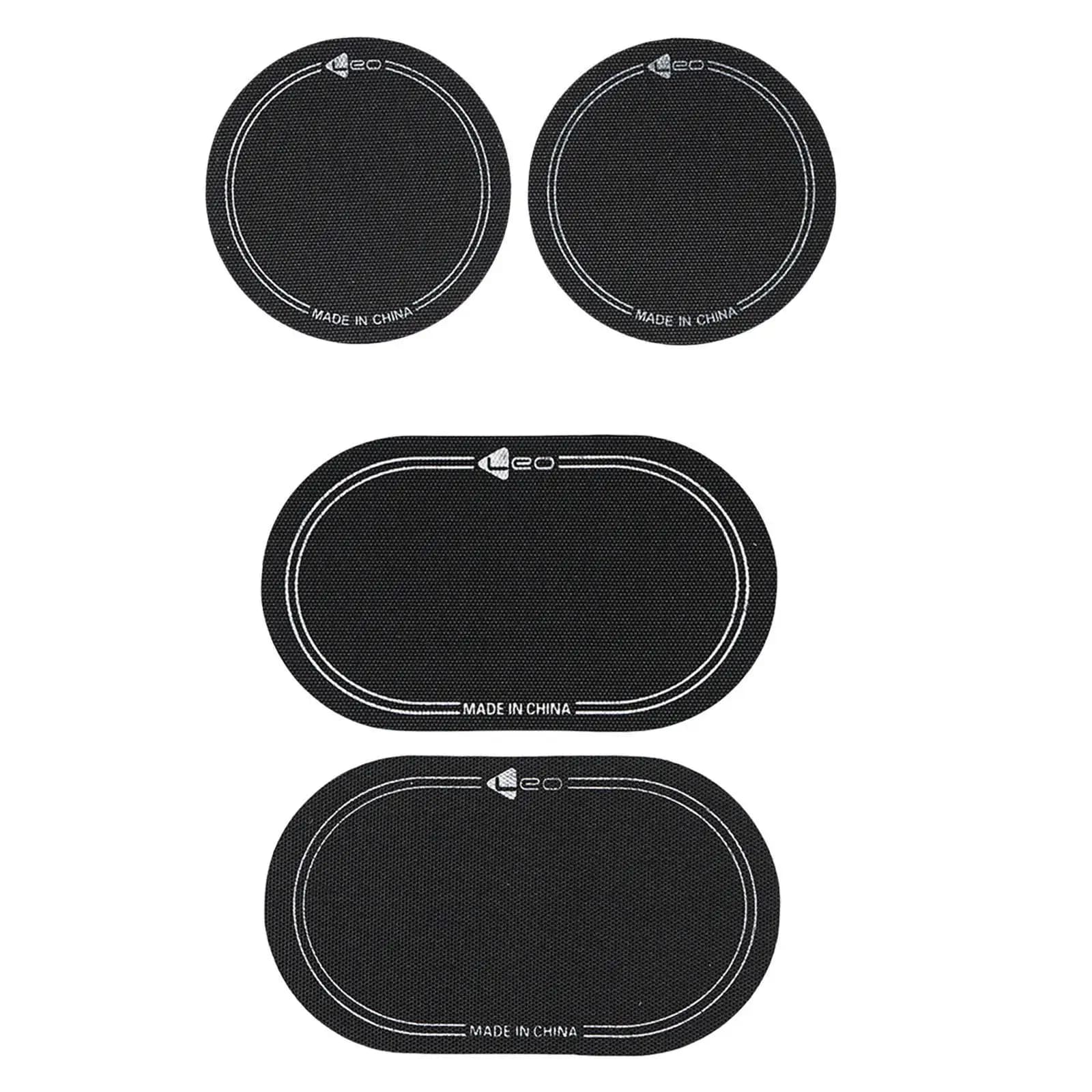 2x Toppe per batteria Cuscinetti per batteria a percussione Parti per batteria Accessorio per strumenti a percussione Giocatori di batteria Toppe per testa di batteria portatili