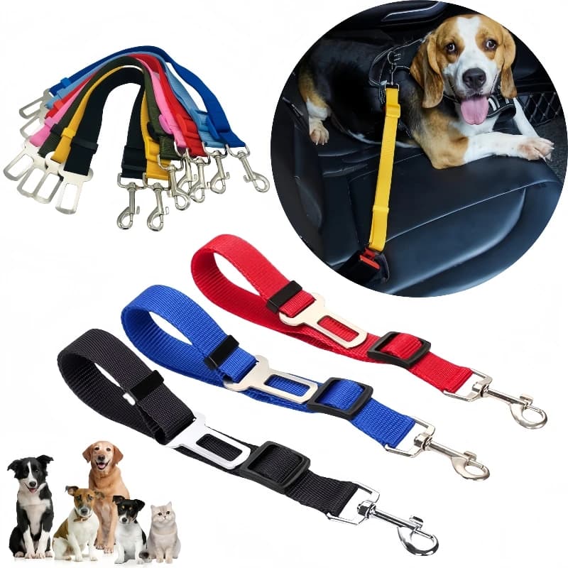 1pc Adjustable Pet Cat Dog Car Seat Belt Pet Seat Vehicle Pet Shop Dog Harness Lead Clip Safety Belt Dog Collars Dog Accessoires