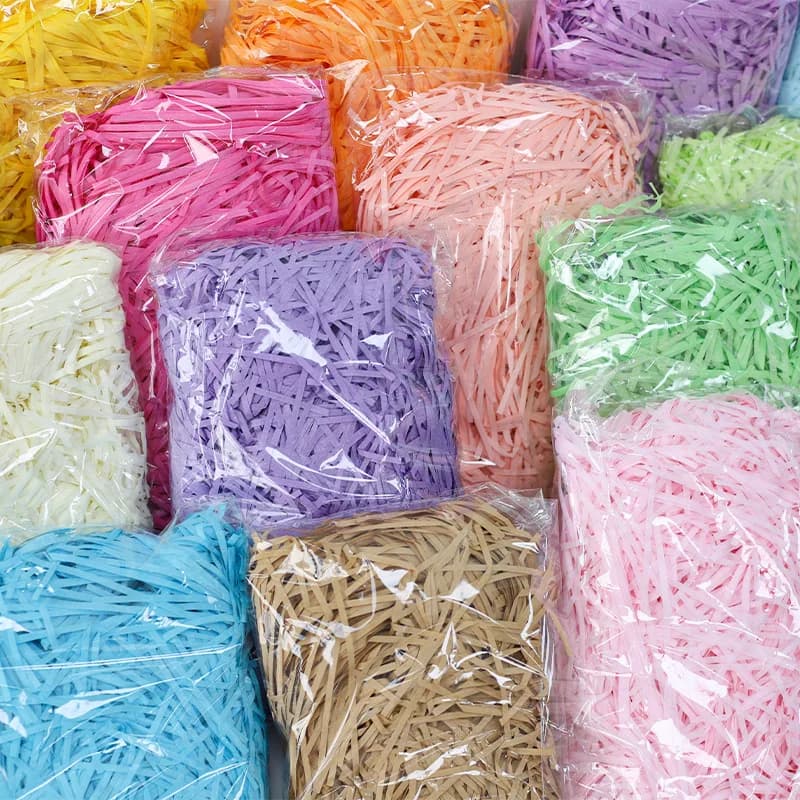 20/50 g Glittered Saw Paper Shoe Filler for Packing and Vacuum Basket and Filling for Christmas Packing Gift Basket