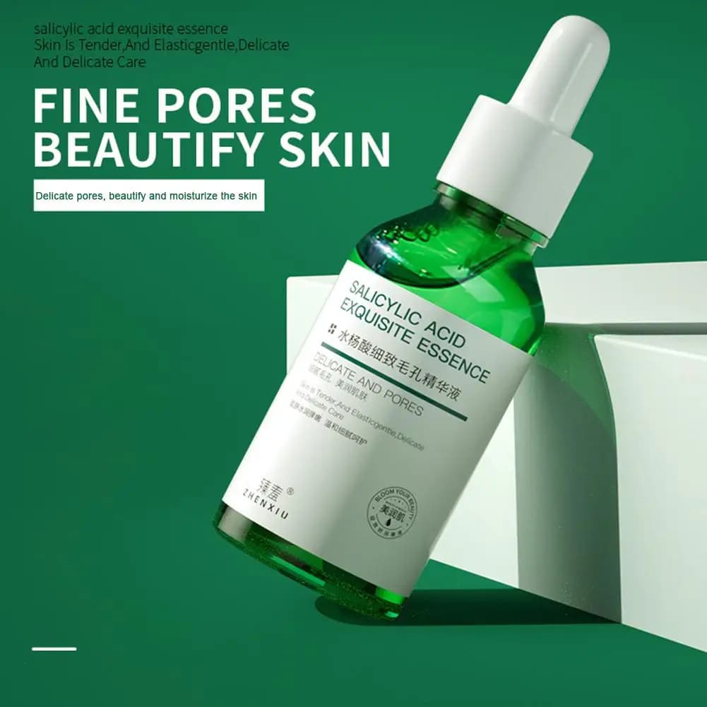 30ml Salicylic Acid Serum for Shrinking Pores, Anti-Acne, Exfoliating, Removing Black Points, Macchie Removal Essence on Face, Skin Care