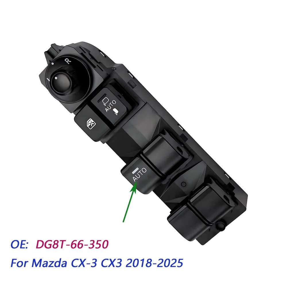 Interruttore di Controllo Elettrico per Finestrini DG8T-66-350 LHD per Mazda CX-3 CX3 2018-2025