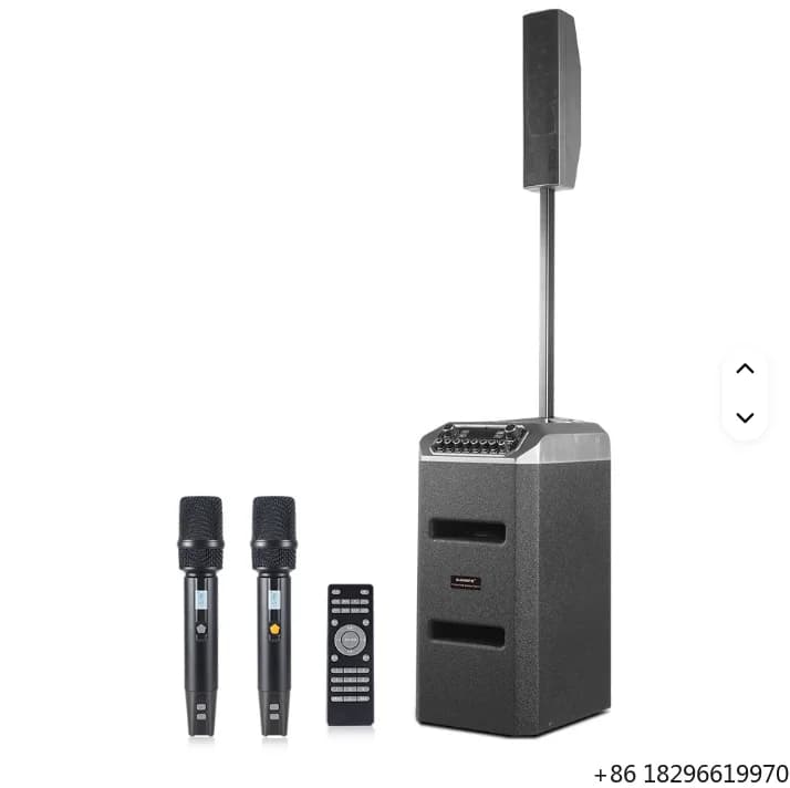 Altoparlante a Torre per Interni ed Esterni, Macchina Professionale per Karaoke, Sistema Audio Portatile per Teatro, Diffusore Attivo Line Array