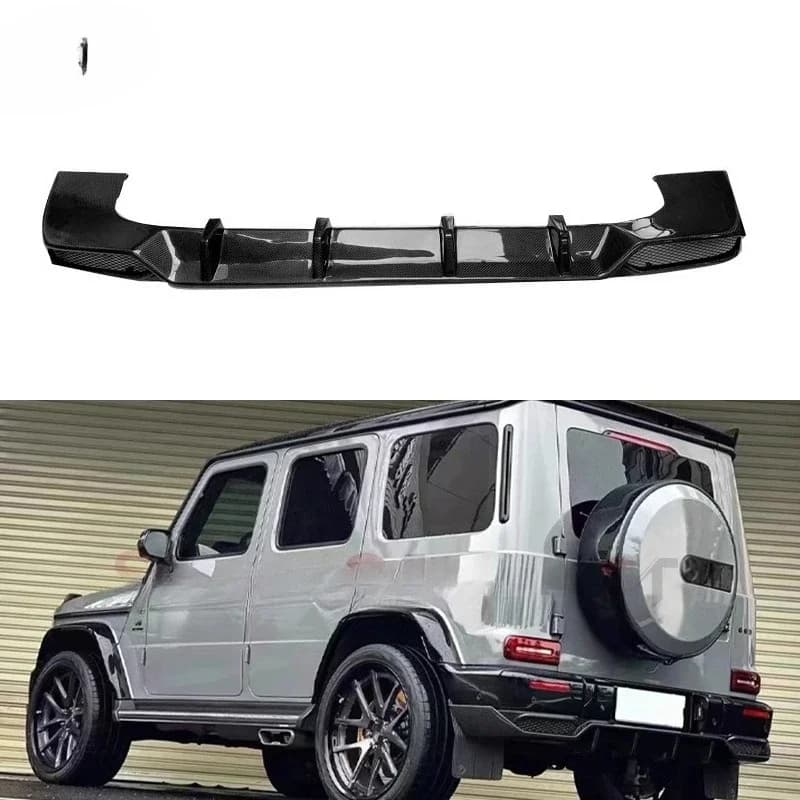 Suitable For Mercedes-Benz G-Class W464 Carbon Fiber Rear Lip TOP Diffuser Rear Bumper Tail Lip Modified Surround Accessories