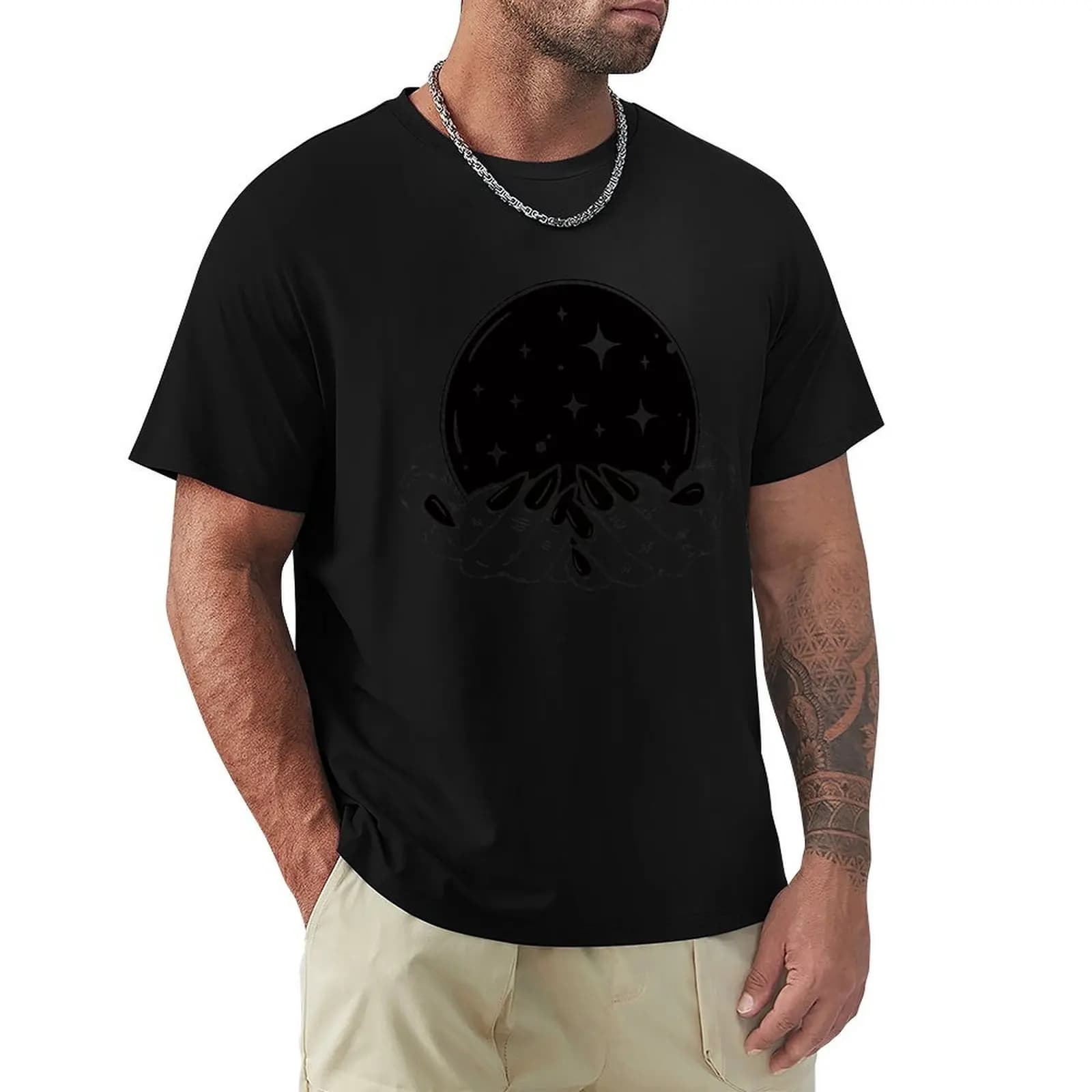 T-shirt Crystal Ball T-shirt estiva leggera e casual