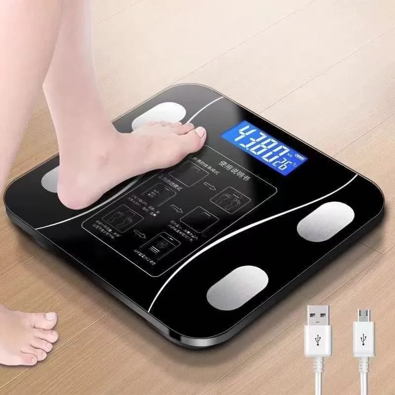 Bilancia intelligente per il grasso corporeo Bilancia elettronica speciale per la perdita di peso Bilancia per il corpo piccola e precisa per uso domestico