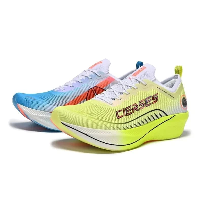 Professional racing shoes with carbon plate Man Woman Sneaker with breathable sock on the net Unisex lightweight jogging shoes for couples
