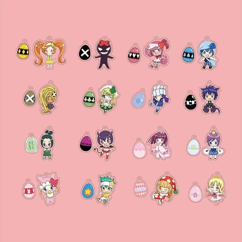 Shugo Chara Anime Cartoon Portachiavi in acrilico Portachiavi Studente Zaino Decorazioni pendenti Raccogliere decorazioni Regalo di compleanno per ragazze