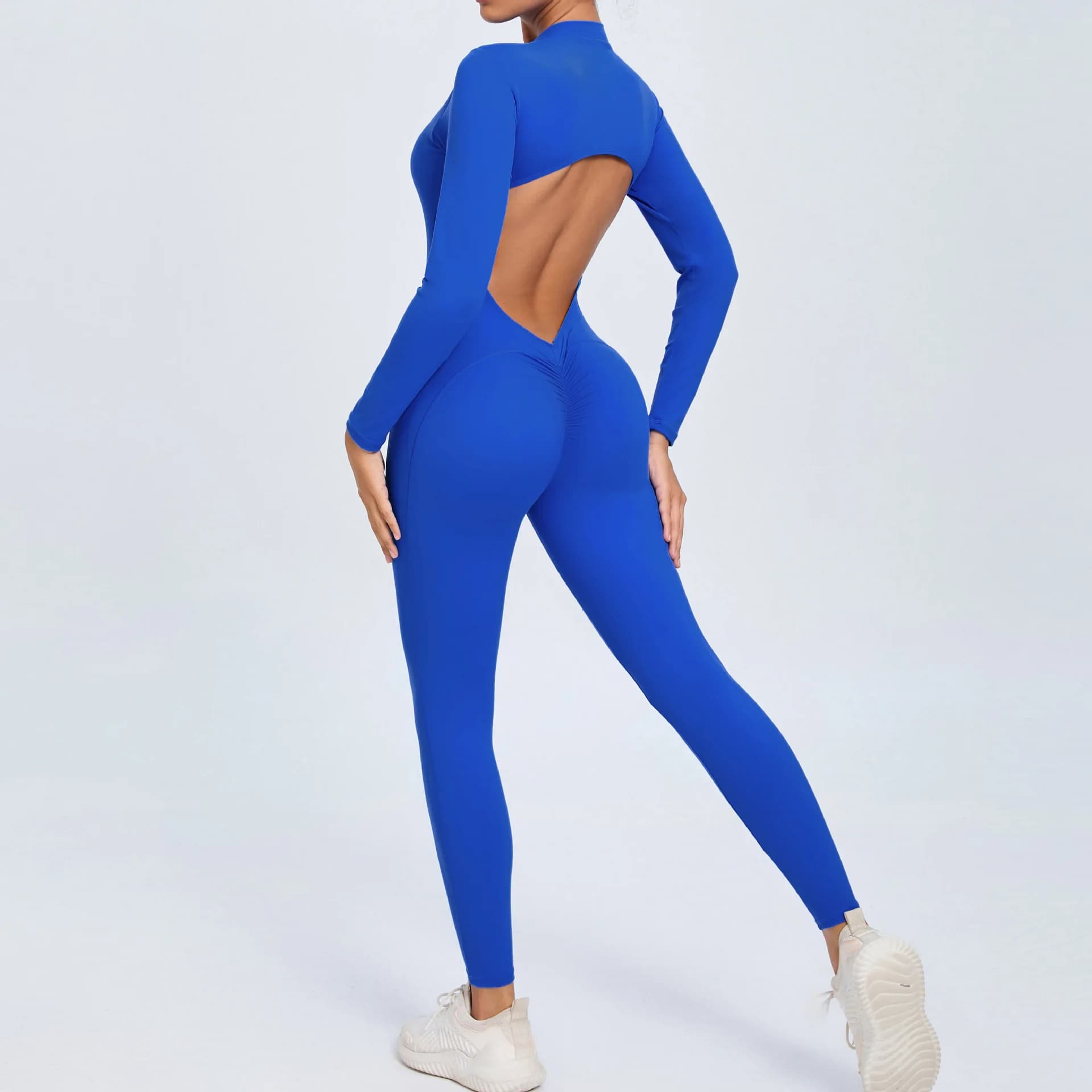 Abbigliamento da yoga monopezzo Allenamento Set sportivo completo Abiti da donna Set da palestra Allenamento da donna Tuta da fitness siamese Abbigliamento sportivo da donna