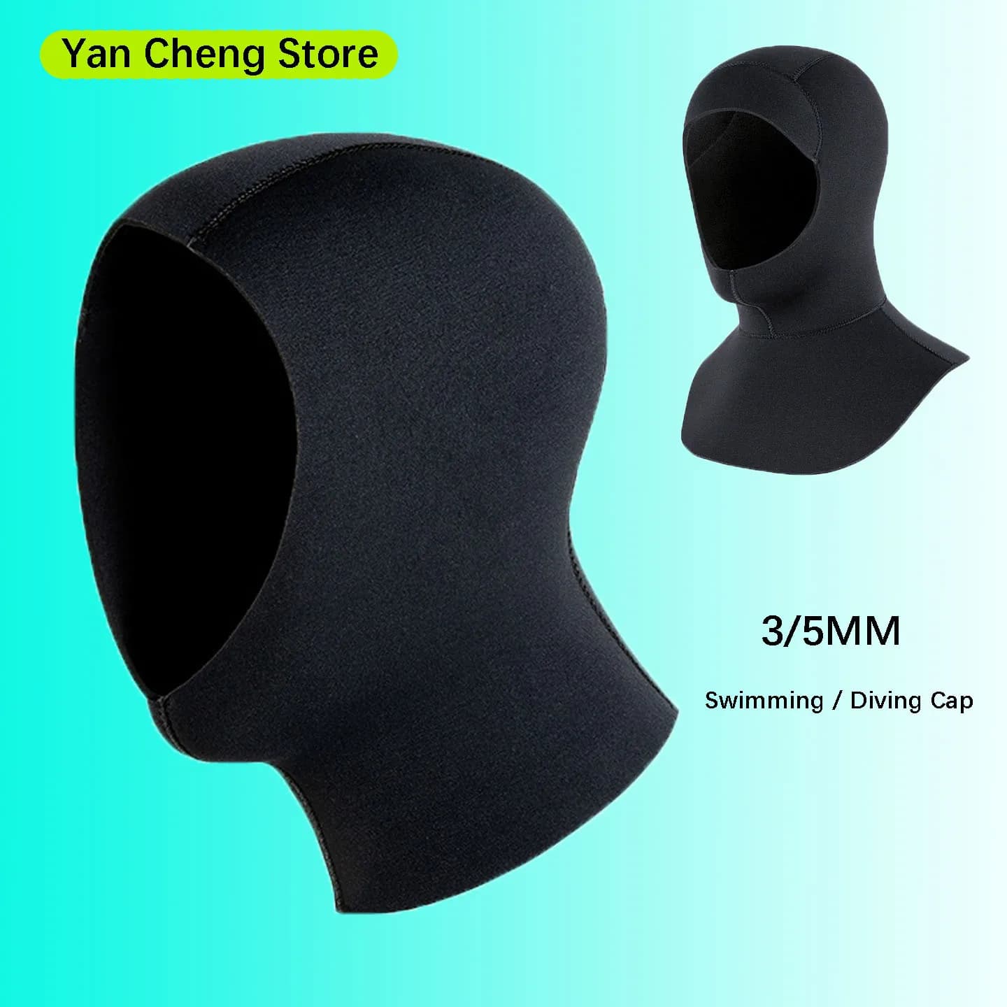 3/5MM Diving hood Surfing hot protection for ears and head Solar protection Swim cap Cold diving protection