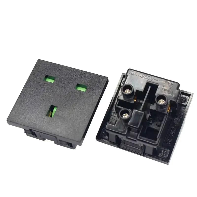 Presa di Corrente Intelligente Standard UK 13A 250V Ignifuga con Protezione di Sicurezza