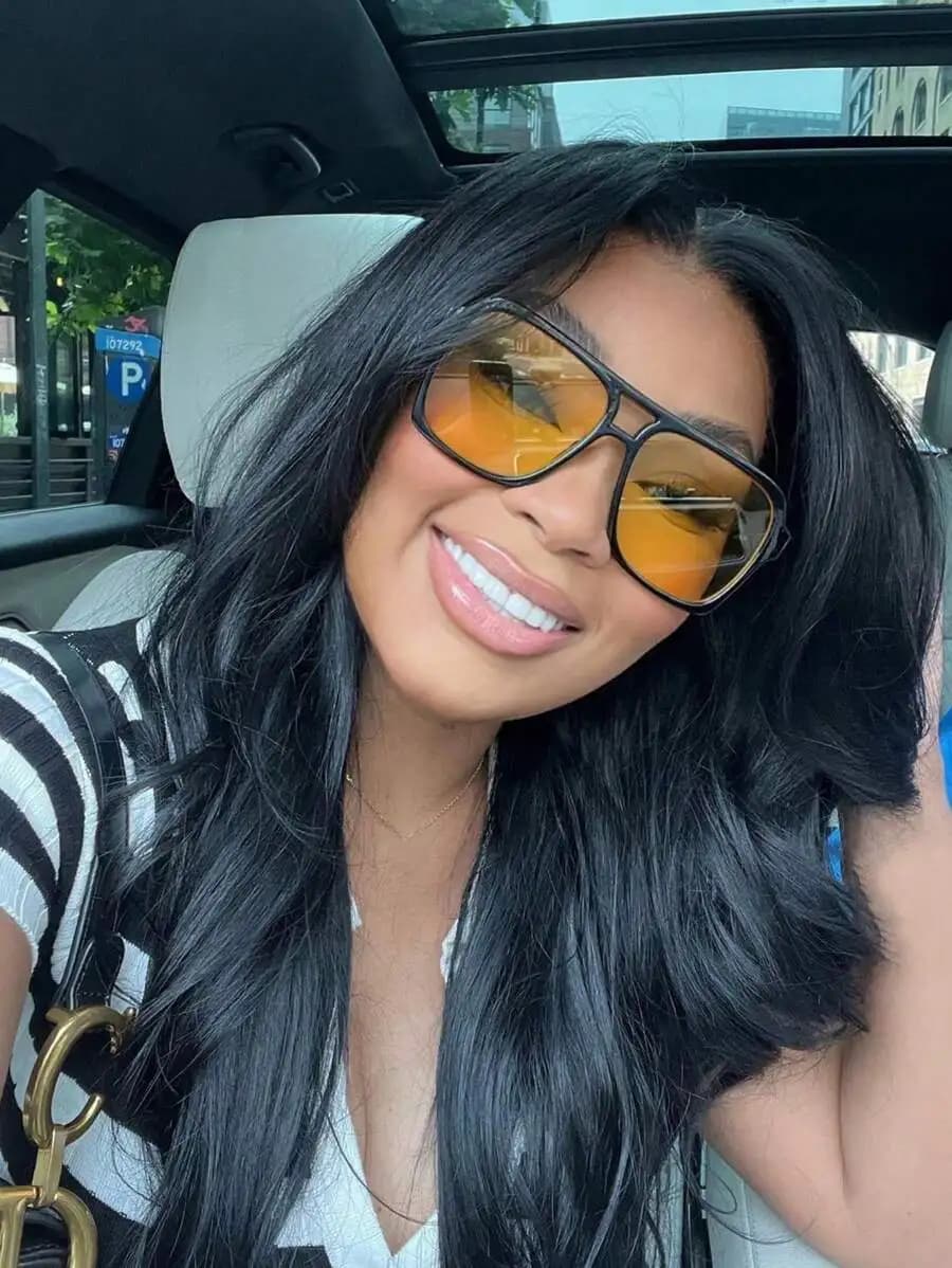 1pc Double Bridge Pilot Stylish Fashion Glasses, Personalized Fashion Eyewear Suitable For Daily, Outdoor, Driving, Travel,