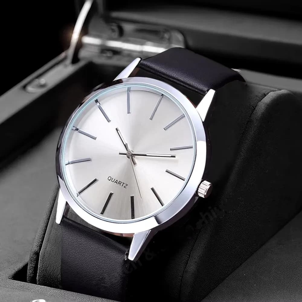 Fashionable Simple Women's Quartz Analog Quartz Watch Women's Watch With Casual Leather Strap Women's Watch Montres Femmes