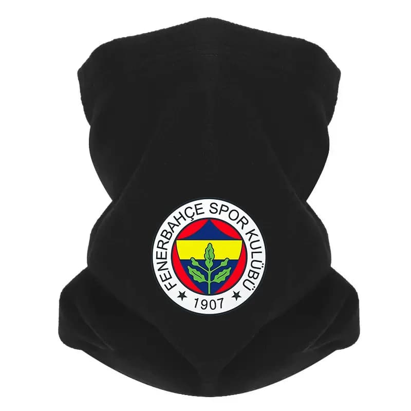Design circolare, club sportivo, emblema, turco, foglia Uomo Sciarpa da esterno Maschera Ghetta per il collo Cappello Berretto da donna Copricapo Antivento Mantieni caldo Wi
