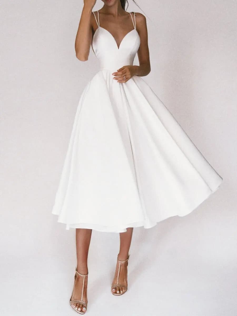 Sexy Multi-Color Strap Evening Dress Street Style V-Neck Mid-Waist Midi Skirt Long Sleeveless Gown for Women in Their 20s