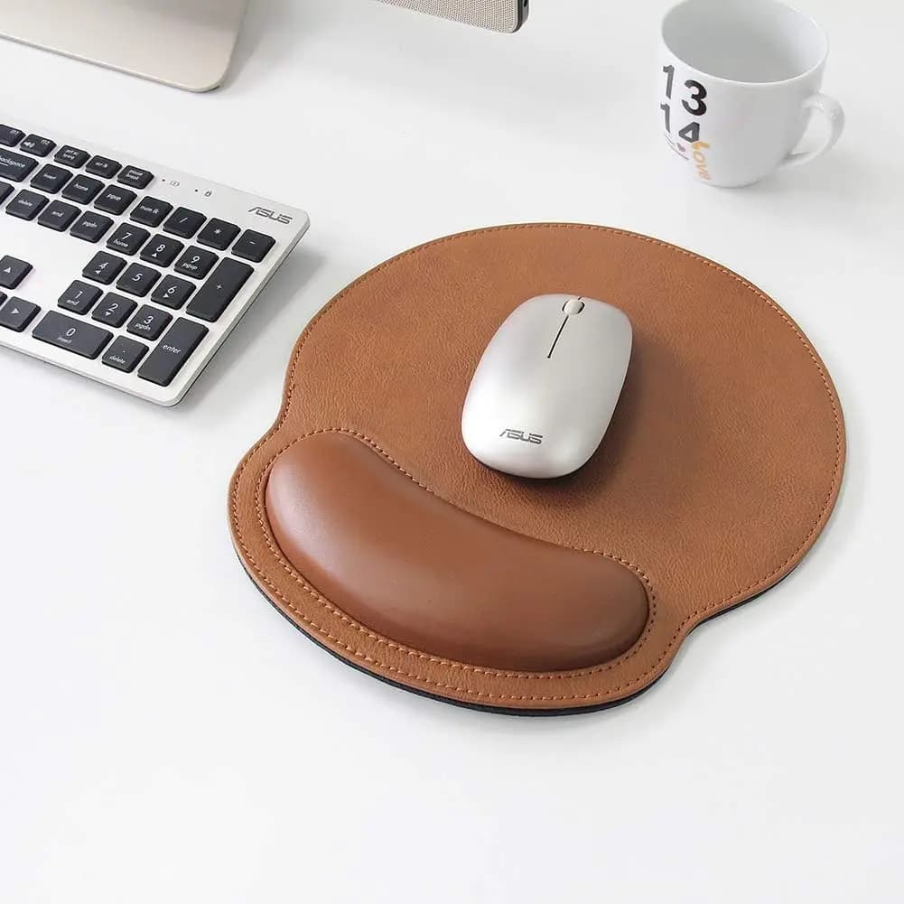 Supporto per il polso del mouse, poggiapolsi ergonomico in memory foam, comodo tappetino per mouse per alleviare il dolore al polso durante il lavoro al computer