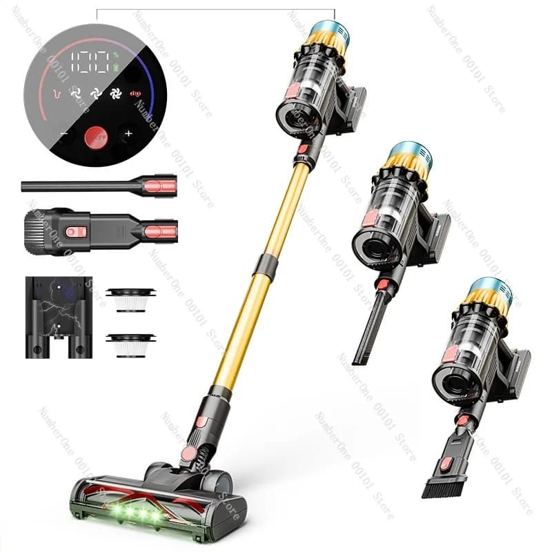 Aspirapolvere Portatile Senza Fili per Uso Domestico, Potente Motore da 650W con Aspirazione Elevata 40Kpa, Elettrodomestico Portatile Senza Cavo