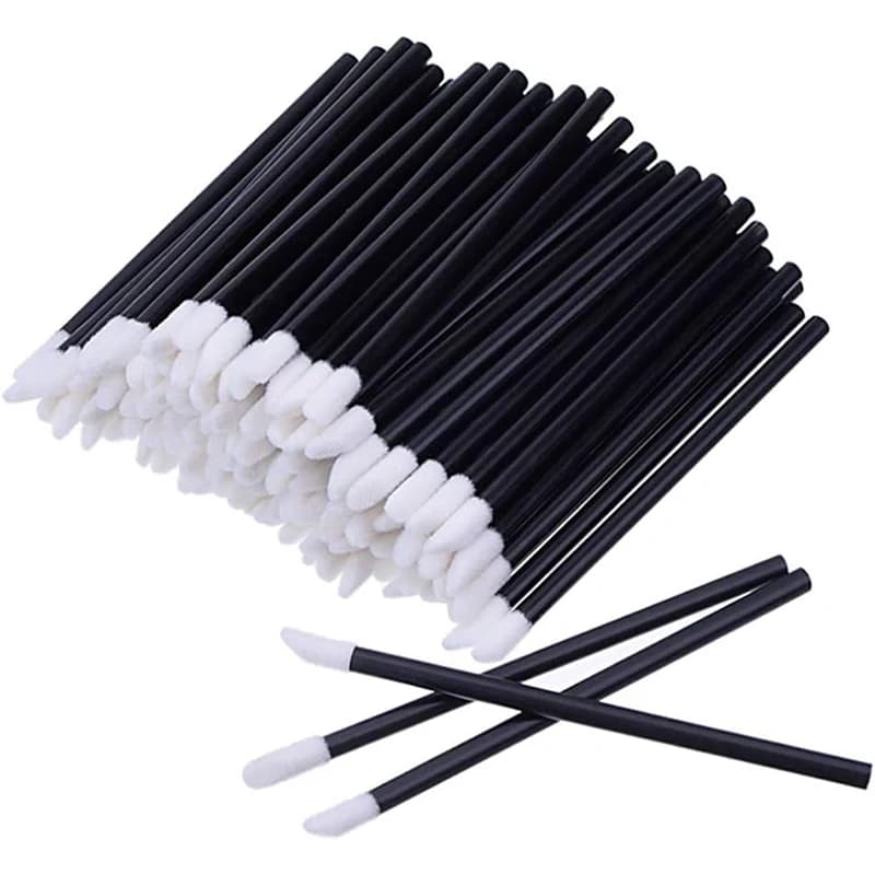 50 pcs Use And Drop Brush for Lip Eyelash Makeup Microbrush Extension of Eyelash Mascara Applicator Lips Set Cosmetic Makeup Tools