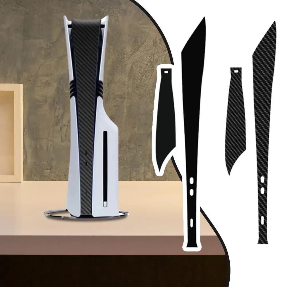 Nuovi accessori di arrivo per PS5 Pro Console adesivo skin PCV vinile protettivo adesivo pelle centrale decalcomanie antipolvere per PS5