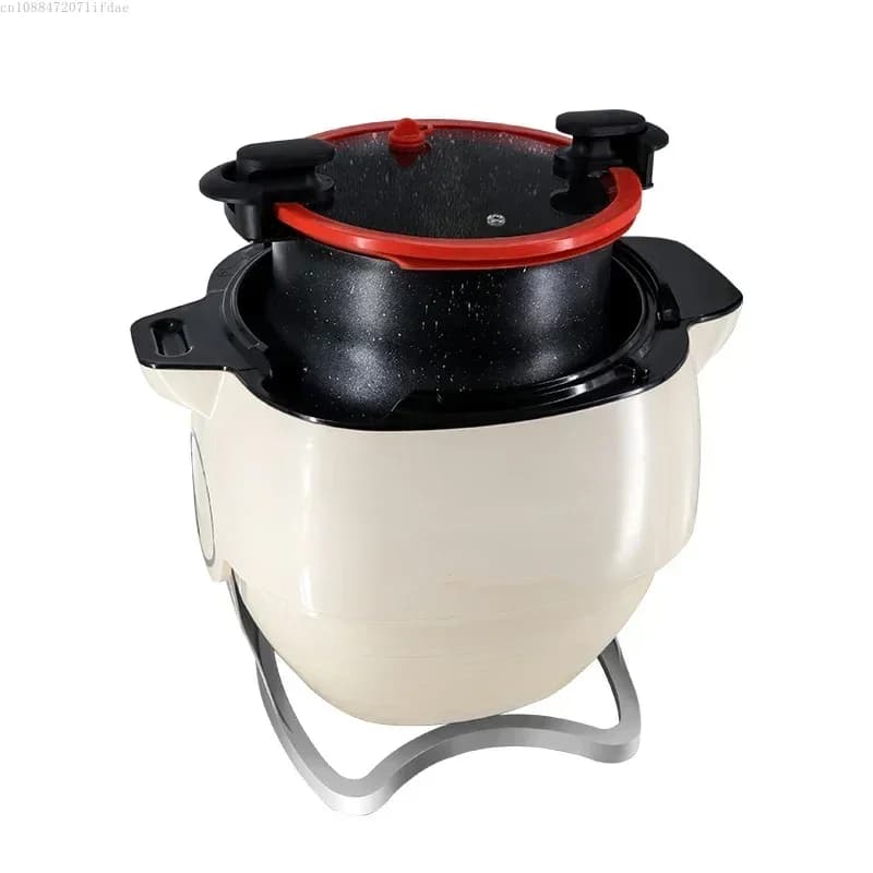 Smart cooking robots for domestic use, frying pan for fried rice