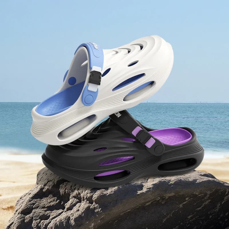 Sandali casual da uomo, scarpe estive da esterno con suola spessa, ciabatte monopezzo, scarpe da spiaggia outdoor, ciabatte da casa fresche da uomo