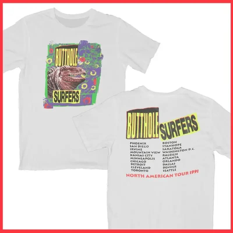 Maglietta del tour del 1991 dei Butthole Surfers