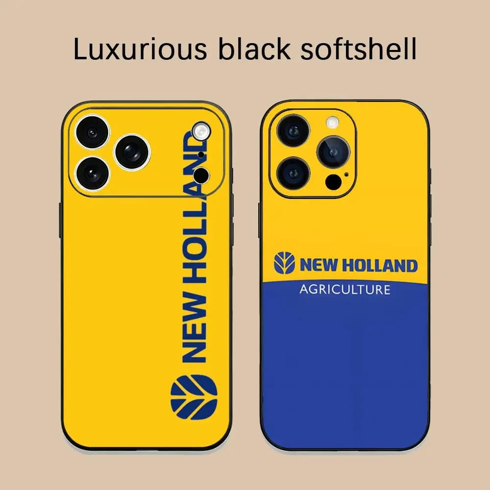 Hot N-New H-Hollandes fashion brands Phone Case Soft black Shockproof Cover For iPhone17 air 16 e 15 14 13 12Plus Mini Pro Max