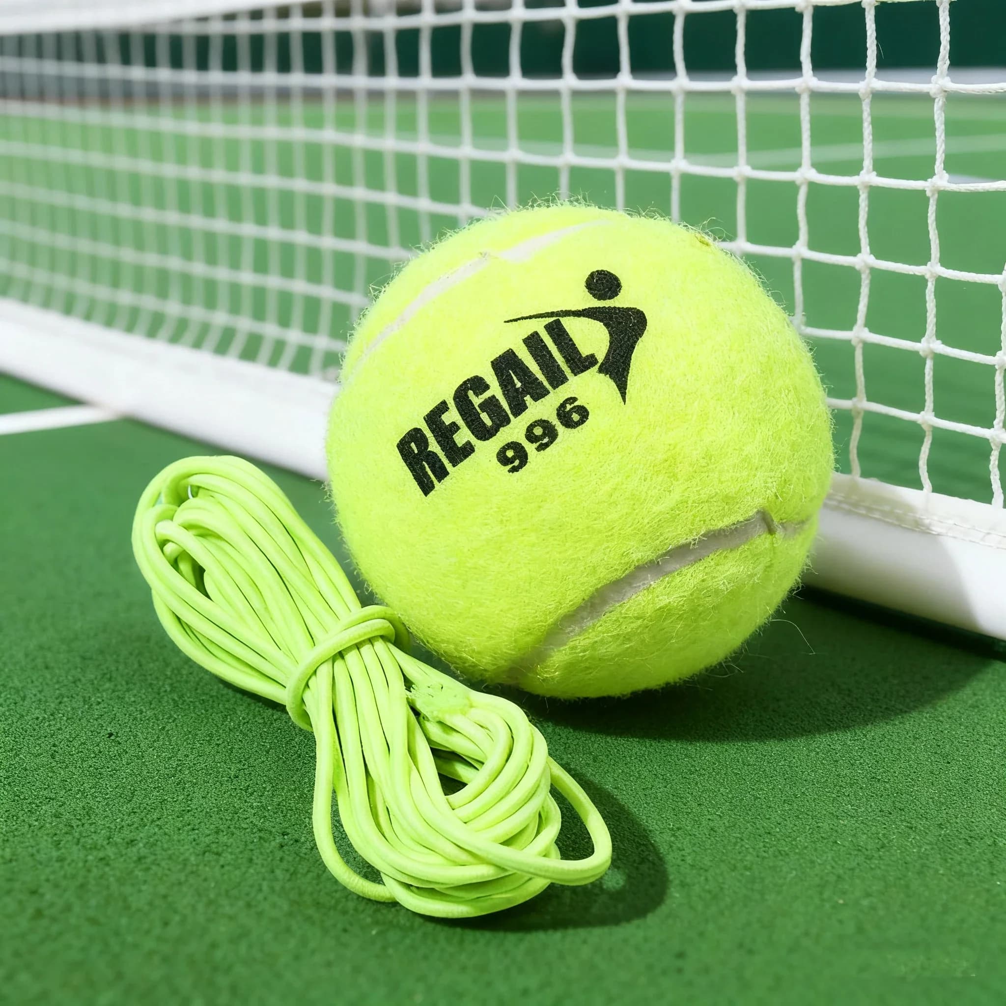 2 Pezzi Palline Professionali Durevoli per Allenamento Tennis con Corda Elastica 3,5M, Partner di Allenamento per Principianti Autodidatti