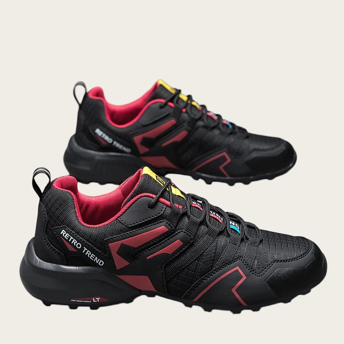 Scarpe da uomo di grandi dimensioni per escursionismo e corsa all'aperto, comode, casual, versatili, alla moda, per l'allenamento di coppia