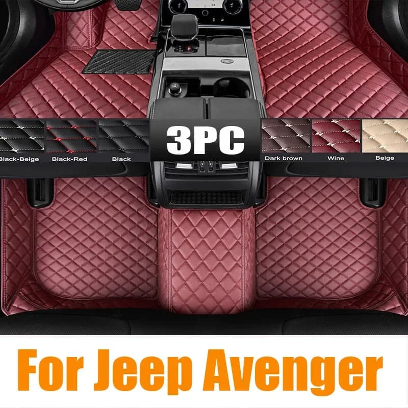 Originale per Jeep Avenger EV 2023 TPE 3D Tappetini per auto Tappetino per bagagliaio/schienale Accessori inodore Solo adatti al conducente della mano sinistra