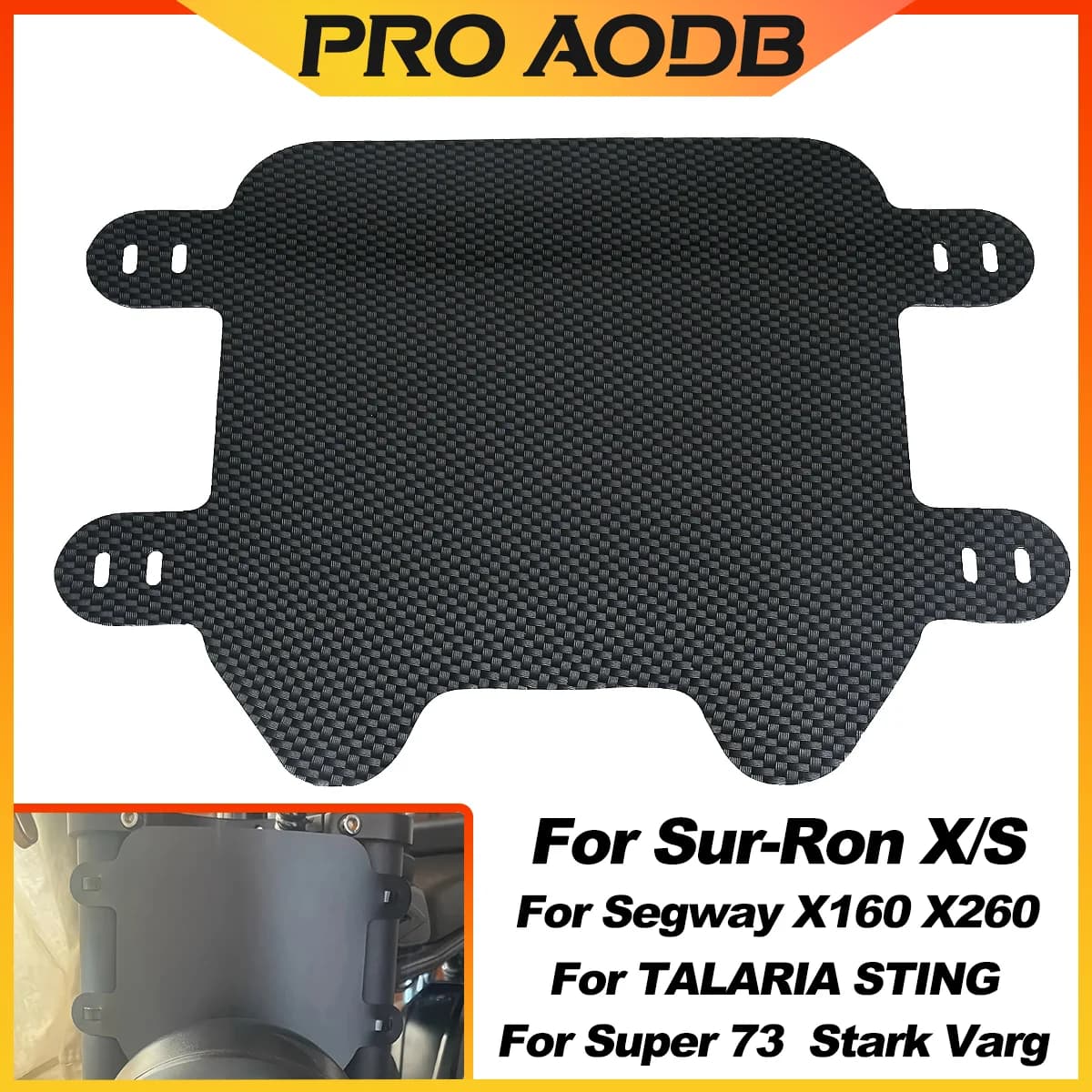 Motorcycles Front Number Plate Liecense Plate For Sur-Ron X/S TALARIA STING Light Bee Segway X160 X260 Electric Dirt Bike E-bike