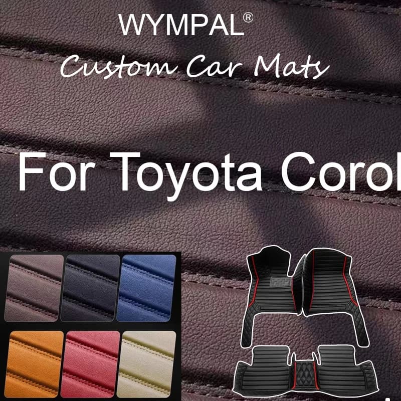 Tappetini auto di lusso per Toyota Corolla E120 2001 ~ 2007 Protezione impermeabile Tappetini per auto Acesorios Para Autos Accessori auto