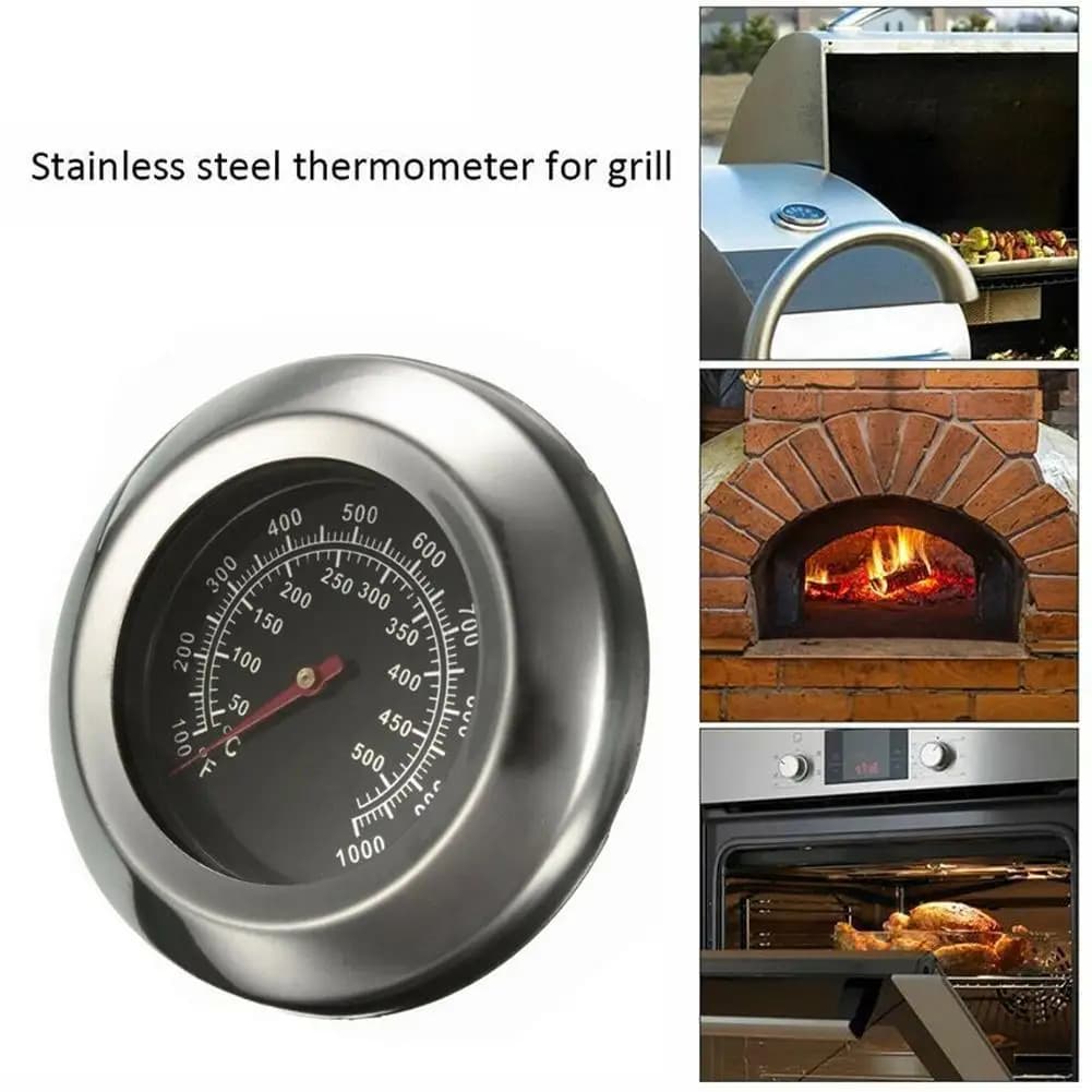 100~1000 Degrees Celsius Roast BBQ Pit Smoker Grill Thermometer Gauge Thermometer Oven Temp Temperatuurmeter Huishoude Thermo