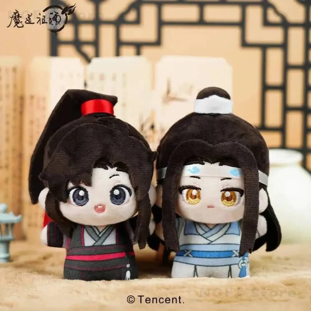 Portachiavi Ufficiale a Forma di Dango, Modello Mo Dao Zu Shi MDZS, Peluche di Wei Wuxian e Lan Wangji, 10cm, Regalo di Natale per Cosplay Anime