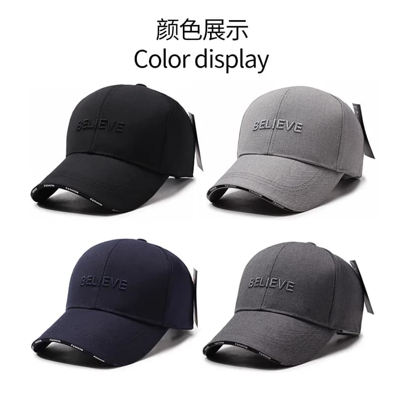 Cappello da uomo Berretto da baseball versatile autunno inverno, cappello a becco d'anatra da esterno premium alla moda caldo e ispessito