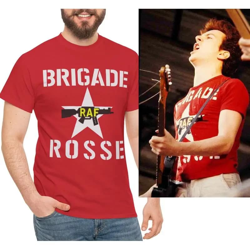 BRIGADE ROSSE come indossato da Joe Strummer The Clash T Shirt