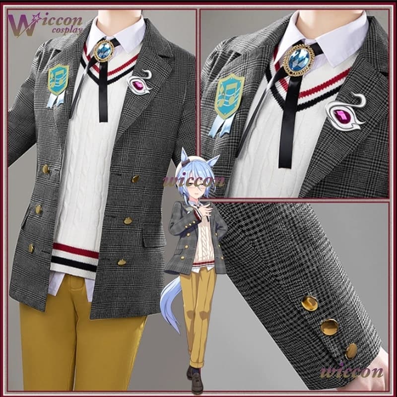 WUHU@ Uma Musume Pretty Derby KS Miracle Autumn Andante - Cosplay Costume Elegant Complete for Autumn, Daily Style and Celebrations