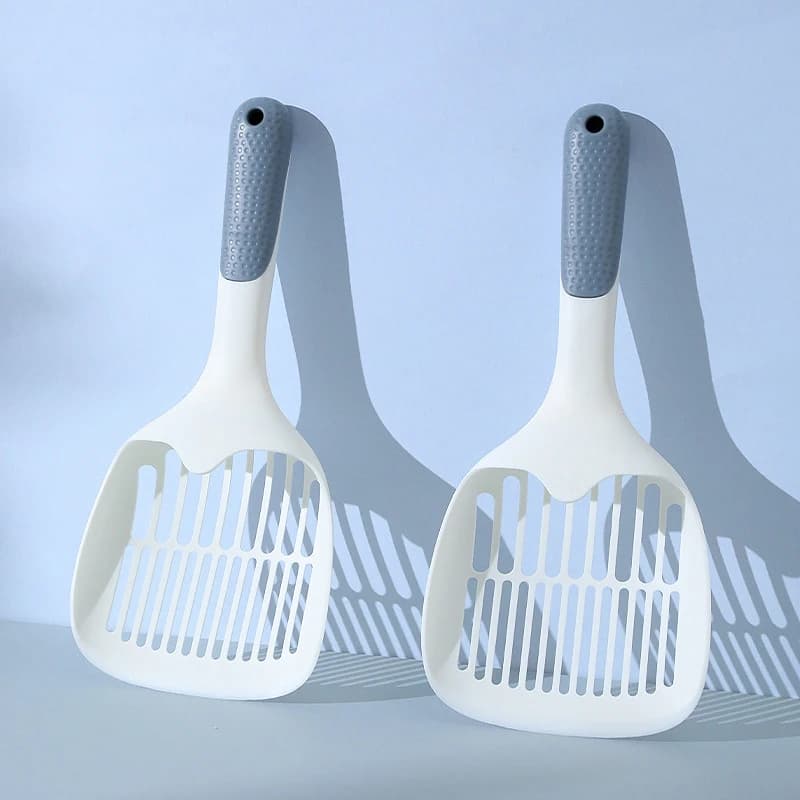 Paletta per Lettiera Gatti in Plastica, Paletta per Escrementi Gatto, Paletta Autopulente per Lettiera, Strumenti per la Pulizia del WC dei Gattini, Accessori per Gatti