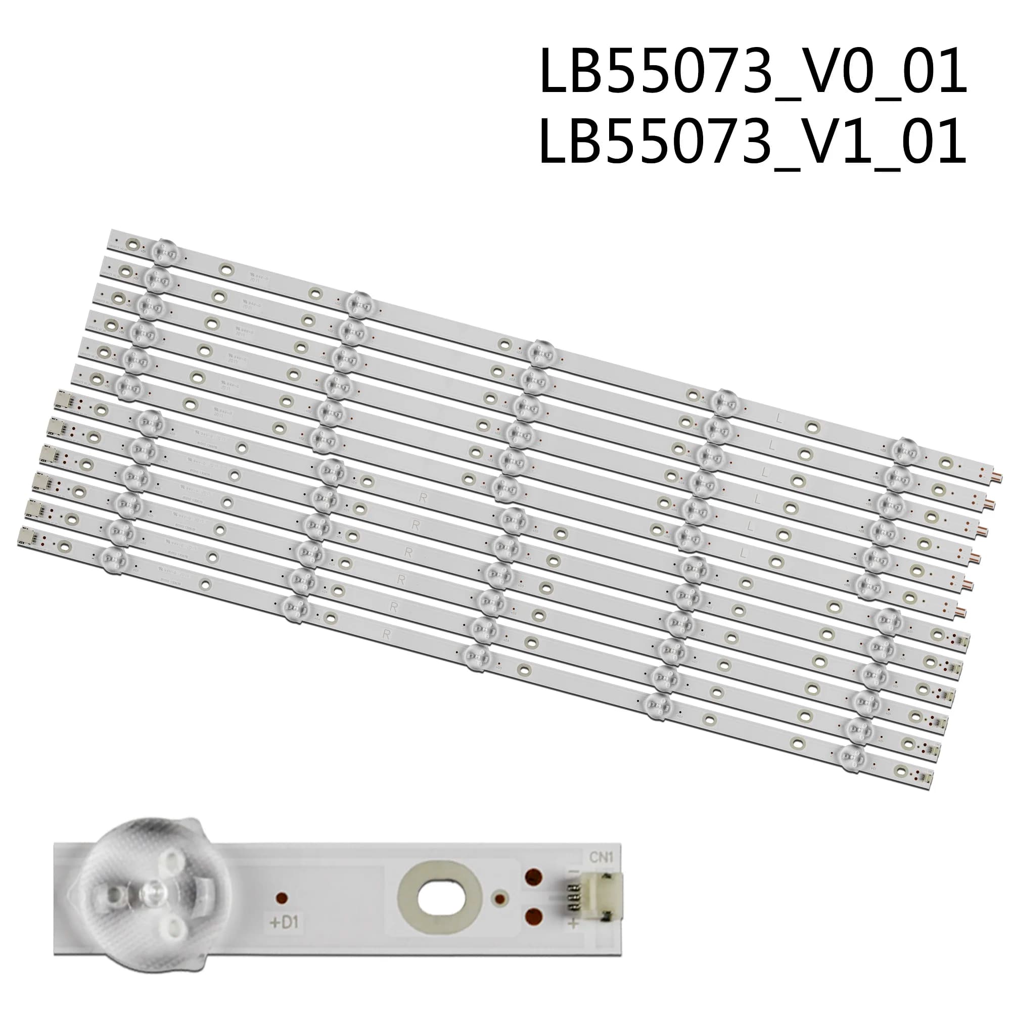 Striscia LED TPT550U1 LB55073 V1 LB55132 LB55119 T550QVN05.7 TPT550U1-QVN05.U 210BZ05DR 210BZ05DL LB-PM3030-GJPHP556X10AKV2-L-Y R