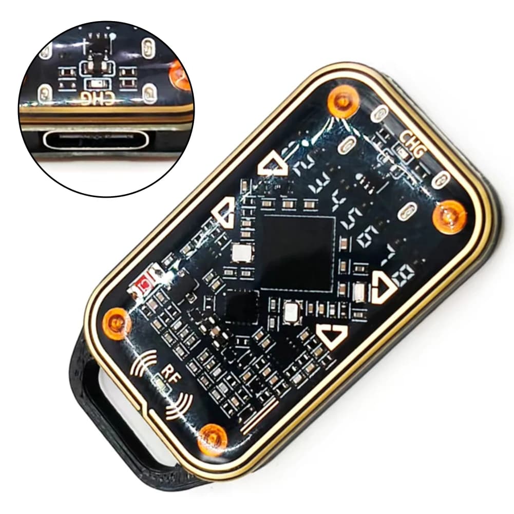Lettore NFC Avanzato con Dispositivo di Scansione a Lungo Raggio 40 24 8mm 8g Chameleon 3.0 Supporto Statico e Nidificato