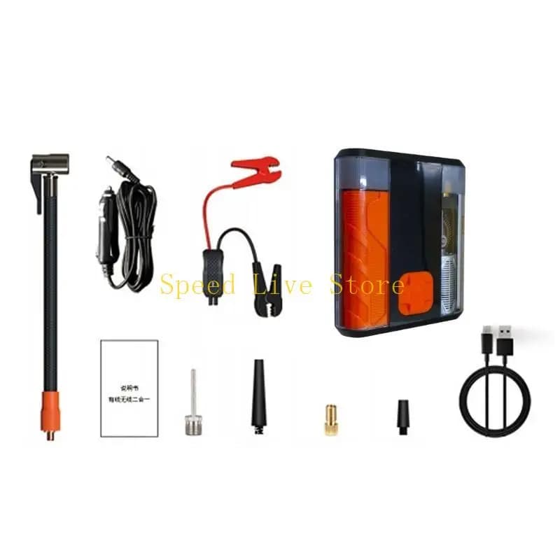 Compressore d 547C Pompe gonfiabili wireless Pompe portatili Gonfiatore per pneumatici Digitale