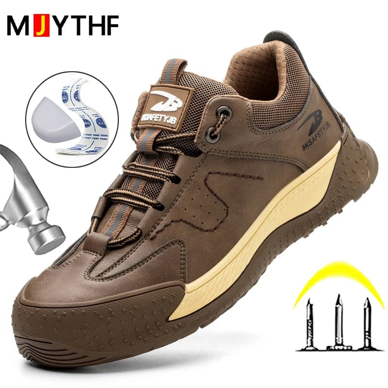 2026 Nuove scarpe antinfortunistiche da uomo Isolamento 6kv Scarpe da saldatore Punta composita Scarpe da lavoro da uomo Anti-smash Anti-puntura Scarpe indistruttibili