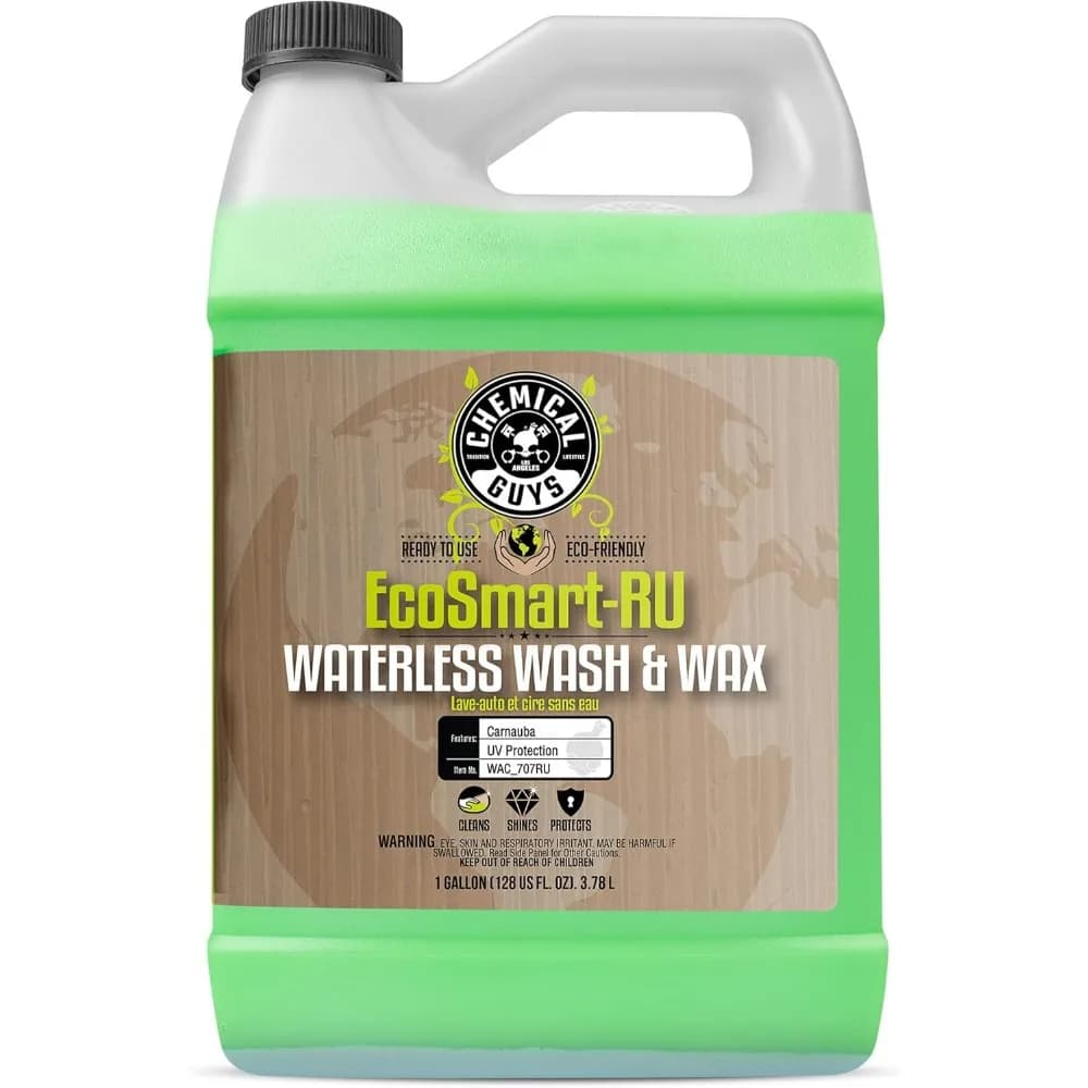 Lavaggio auto e cera senza acqua ecologici, pronti all'uso, sicuri per tutti i veicoli, 128 fl oz