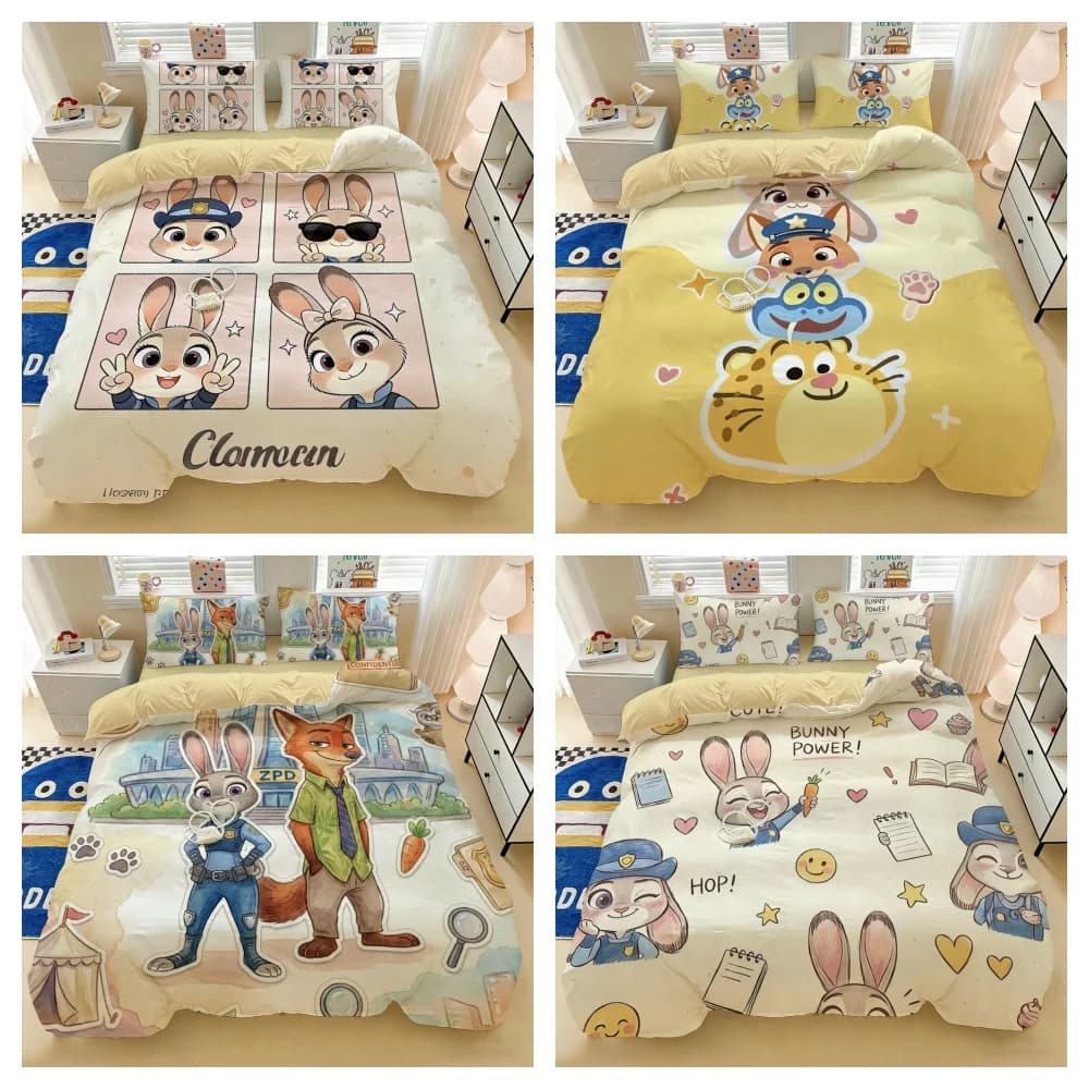 Set of Disney Sheets with Characters of Soul Cards, Set Bed Linen Stitch and Mickey, Wallet and Loyalty Toy Story, Donald Bed Set, Queen Measures and King