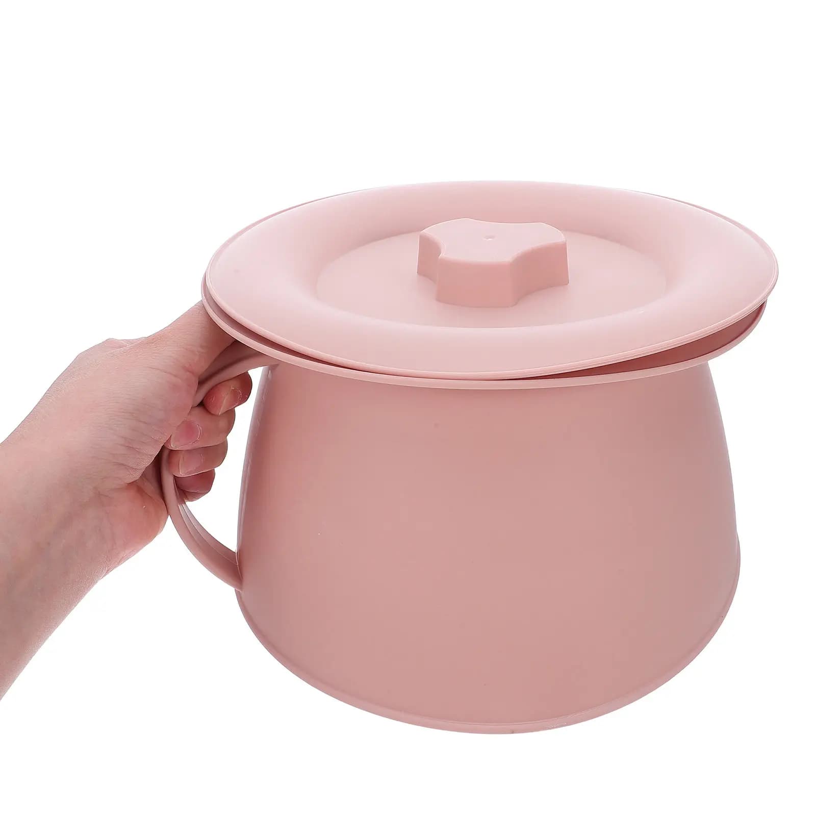 Portable Potty Bucket Thickened Plastic Toilet with Lid Cleaning Brush for Elderly Toddlers Home Office Green Potty Toilet