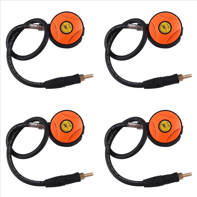 HOTB72A 4X Diving Regulator, Snorkeling Tube, Diving Equipment, Pressure Reducer, Diving Regulator - Orange