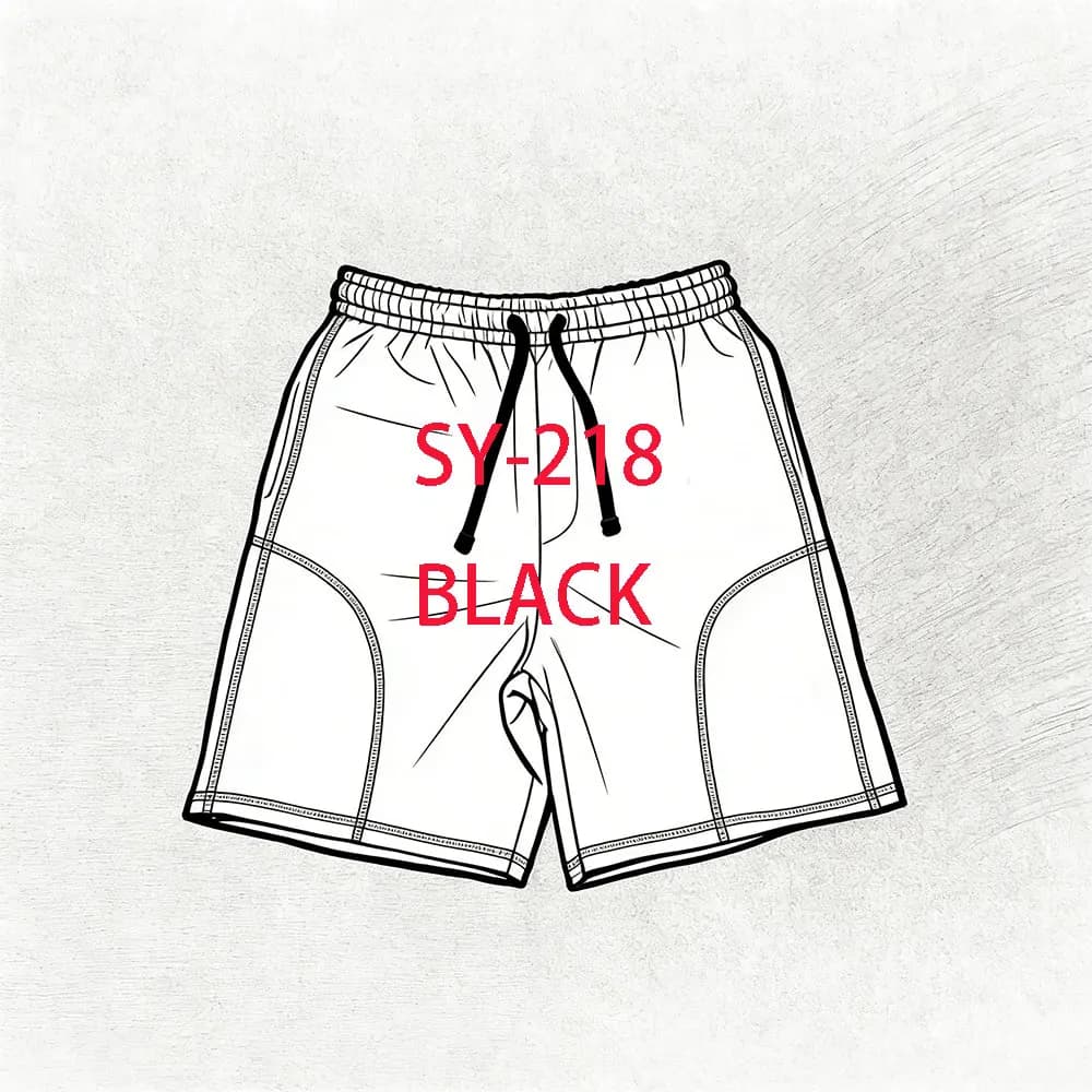 SY-218 Unisex Cotton Jogger Shorts Gym Running Pants Hoodie Tracksuit Men Women Clothings shorts men