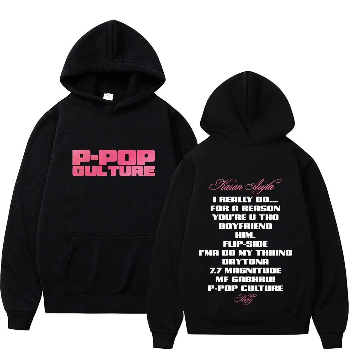 Rapper Karan Aujla P-POP Culture Tour 2026 Graphic Hoodie Men Women Aesthetic Trend Sweatshirt Casual Cotton Fashion Pullover
