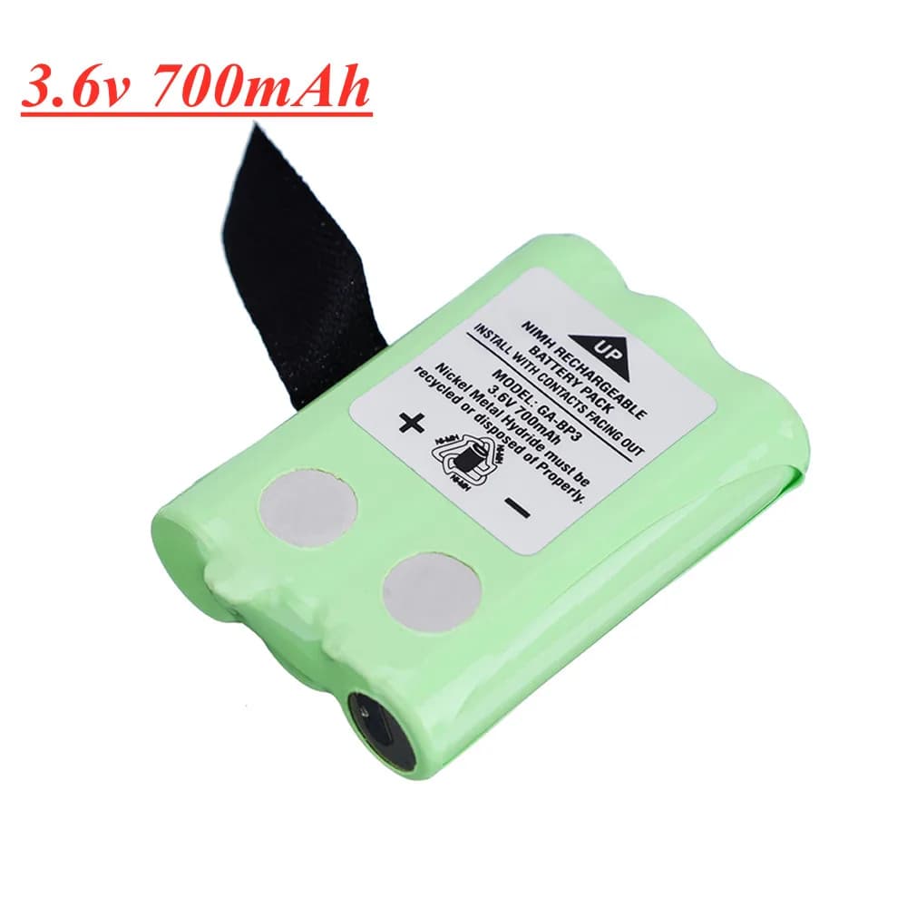 Batteria GA-BP3 da 3,6 V 700 mAh per walkie-talkie Cobra PR145/150/155G Radio a 2 vie Batterie NiMH da 1 pz a 10 pezzi